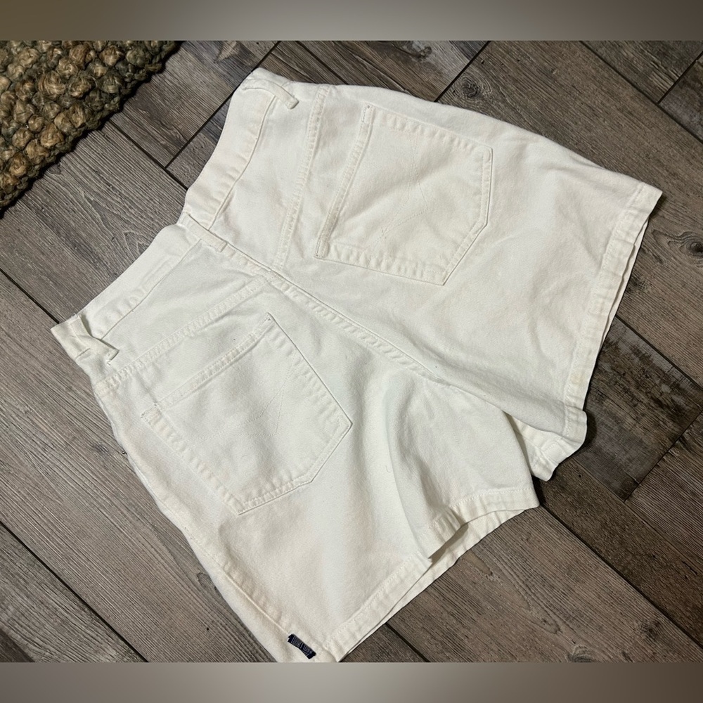 Vintage Y2K Looney Tunes Women's Tweety Bird Denim white Shorts 💯 Cotton - Picture 6 of 7